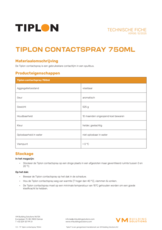 Tiplon contactspray 750 ml - TF